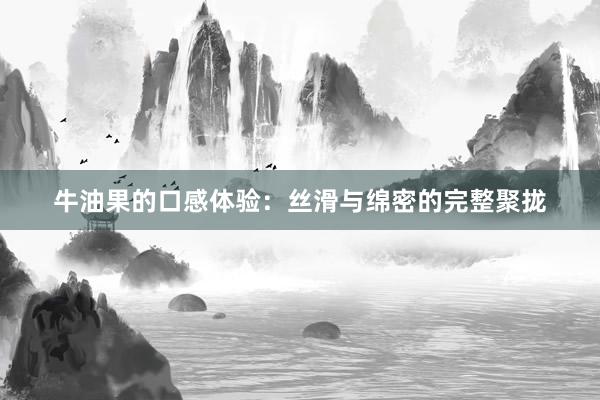 牛油果的口感体验：丝滑与绵密的完整聚拢